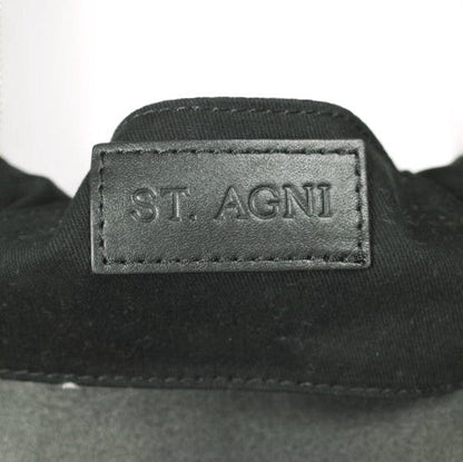 セントアグニ The Zip Detail Mini Bag カーフレザートートバッグ