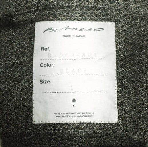 BLACKBIRD リネンシルクロングシャツ