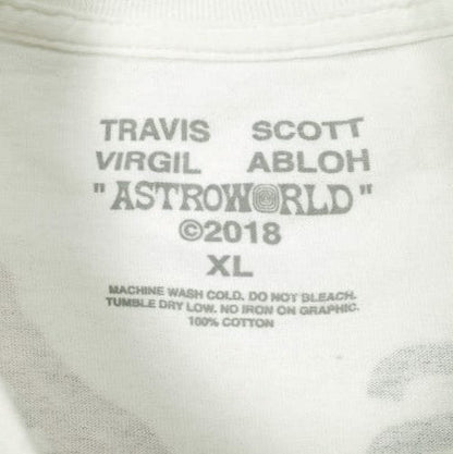 トラヴィススコット Astroworld Virgil Abloh コットンTシャツ