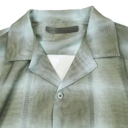 ダンケシェーン OMBRE CHECK MESH ロングスリーブシャツ