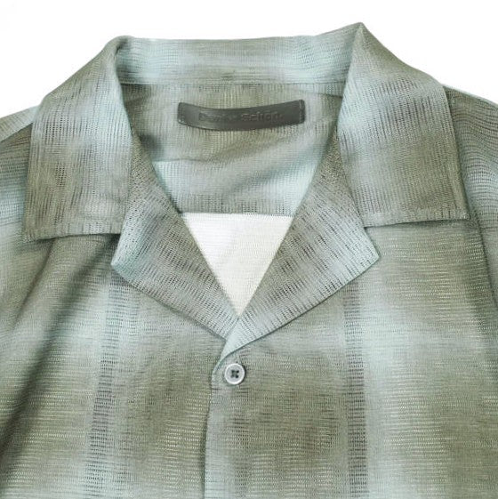 ダンケシェーン OMBRE CHECK MESH ロングスリーブシャツ