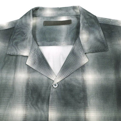 ダンケシェーン OMBRE CHECK MESH ロングスリーブシャツ