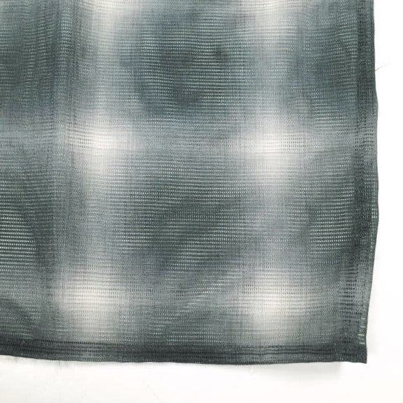 ダンケシェーン OMBRE CHECK MESH ロングスリーブシャツ