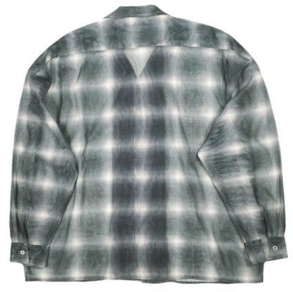 ダンケシェーン OMBRE CHECK MESH ロングスリーブシャツ