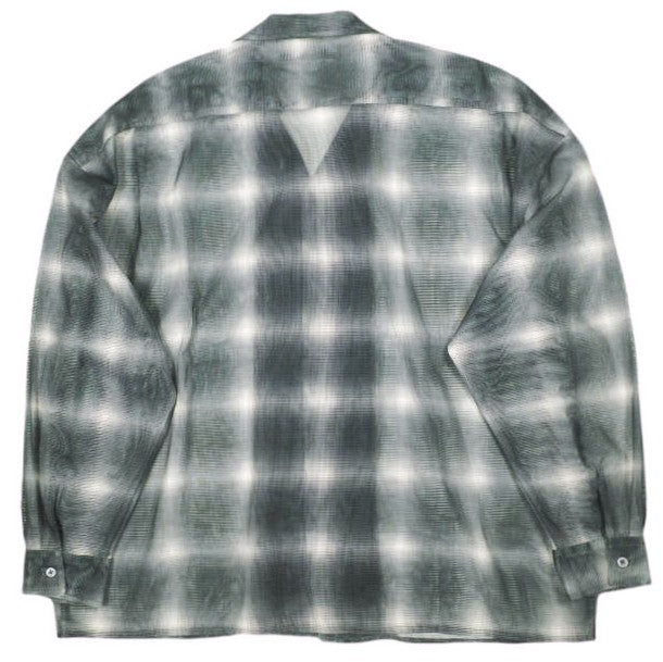 ダンケシェーン OMBRE CHECK MESH ロングスリーブシャツ