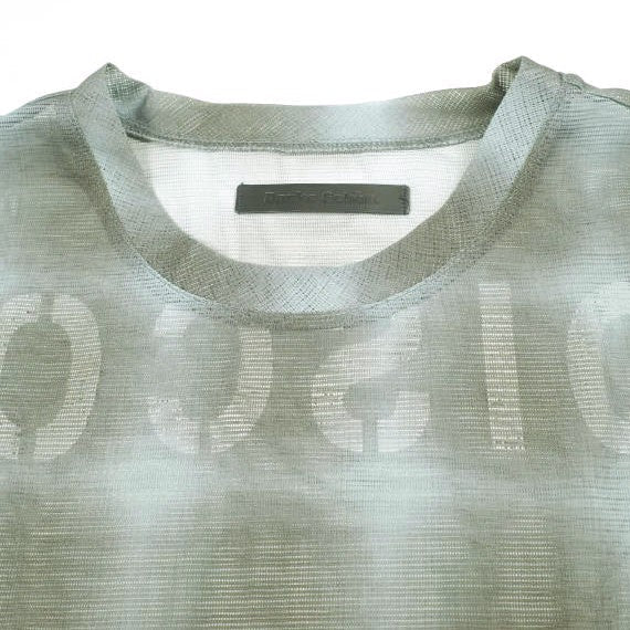 Danke Schon OMBRE CHECK MESH Tシャツ