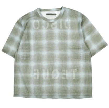 Danke Schon OMBRE CHECK MESH Tシャツ