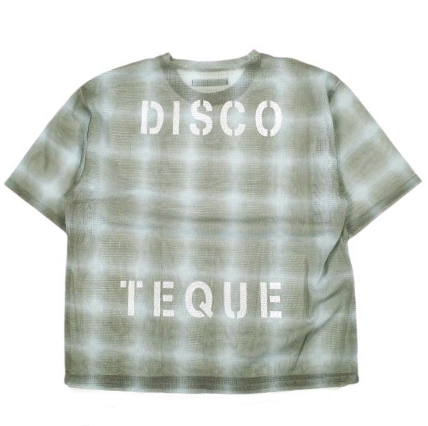 Danke Schon OMBRE CHECK MESH Tシャツ
