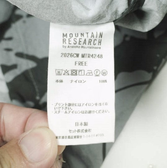 マウンテンリサーチ Splatrail Poncho ナイロン ポンチョ