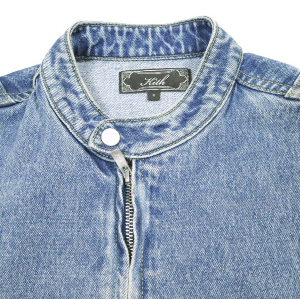 キスニューヨークシティ Kith Denim Adrien Moto Jacket デニムジャケット