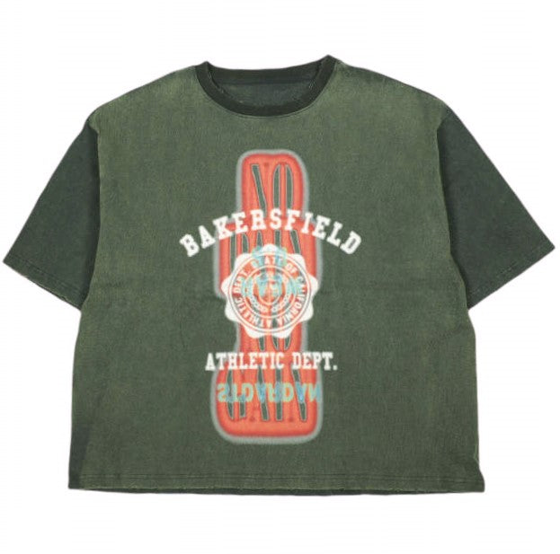 ダンケシェーン GRADATION CHEMICAL TEE BAKERSFIELD コットンTシャツ