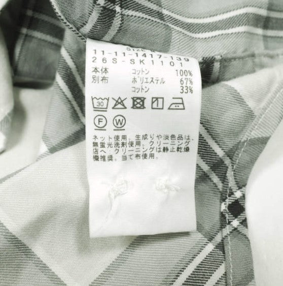 エスエスズィー ZUKA SHIRT コットンシャツ