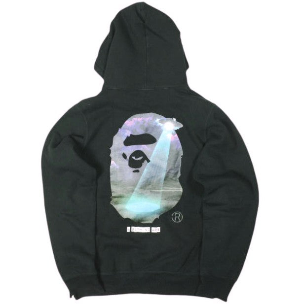アベイシングエイプ BAPE GALAXY UFO コットンパーカー