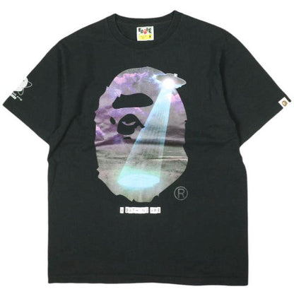 アベイシングエイプ BAPE GALAXY UFO コットンTシャツ