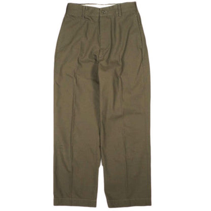 ザシンゾーン WASHED HIGH WAIST CHINO コットンポリエステルパンツ