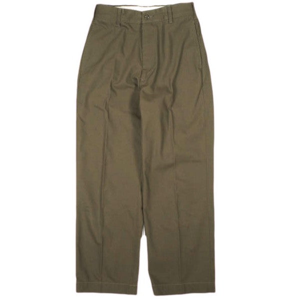 ザシンゾーン WASHED HIGH WAIST CHINO コットンポリエステルパンツ