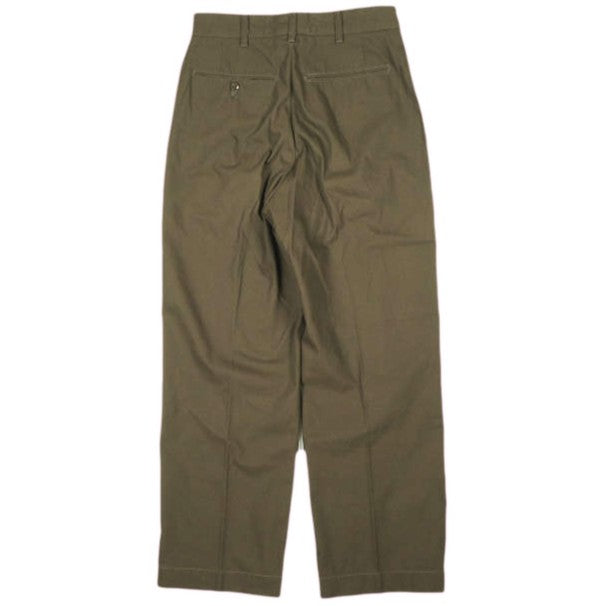 ザシンゾーン WASHED HIGH WAIST CHINO コットンポリエステルパンツ