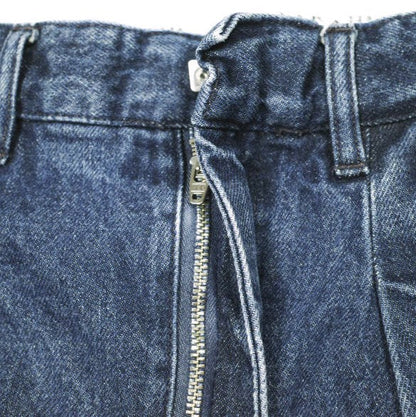 ファーラー One-Tuck Wide コットンデニムパンツ
