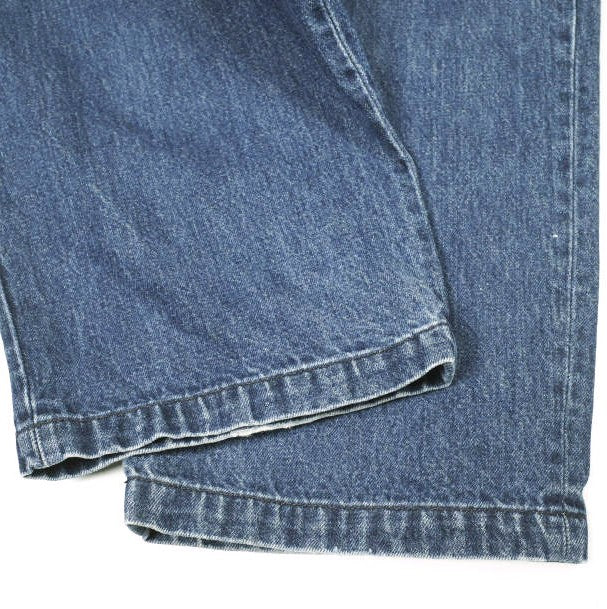 ファーラー One-Tuck Wide コットンデニムパンツ
