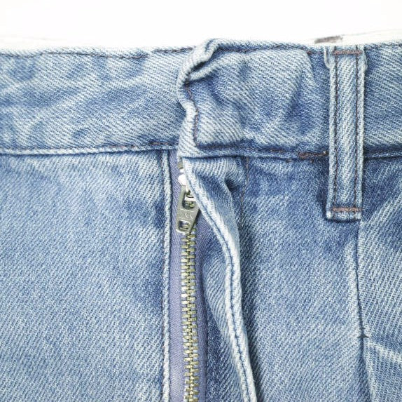 ファーラー One-Tuck Wide コットンデニムパンツ