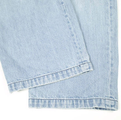 ファーラー One-Tuck Wide コットンデニムパンツ
