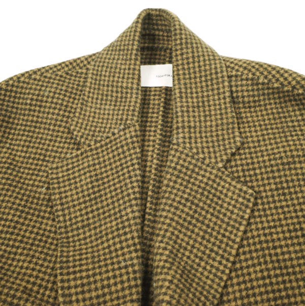 トゥデイフル Over Check Coat ウールコート