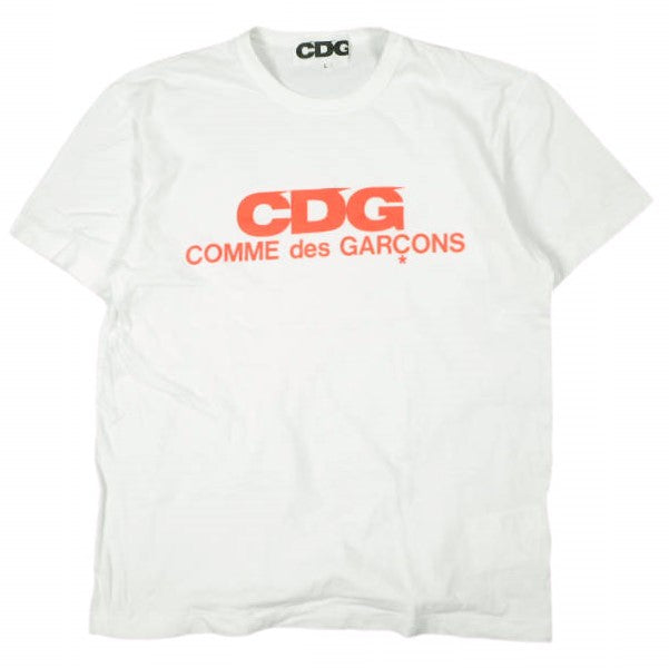 コムデギャルソン LOGO PRINT コットンTシャツ