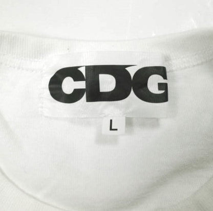 コムデギャルソン LOGO PRINT コットンTシャツ