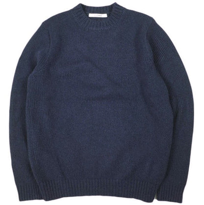 スローン ウールカシミヤクルーネックニット