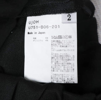 ウジョー 和紙ポリエステルショートトップス