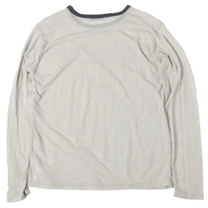 ジャーナルスタンダードレリューム 25SS シアークルーネックリンガーロングTシャツ