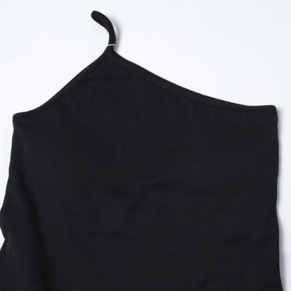 クラネ ONE SHOULDER RIB タンクトップ