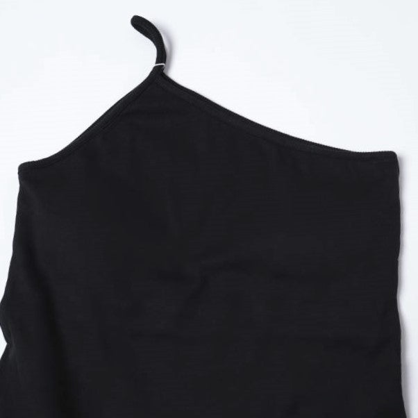 クラネ ONE SHOULDER RIB タンクトップ
