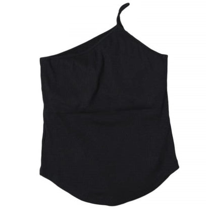 クラネ ONE SHOULDER RIB タンクトップ