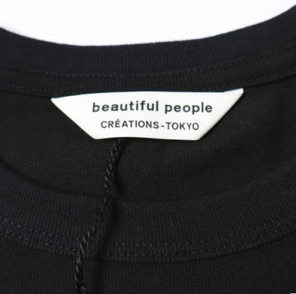 ビューティフルピープル suvin compact jersey タイポグラフィー ロングTシャツ