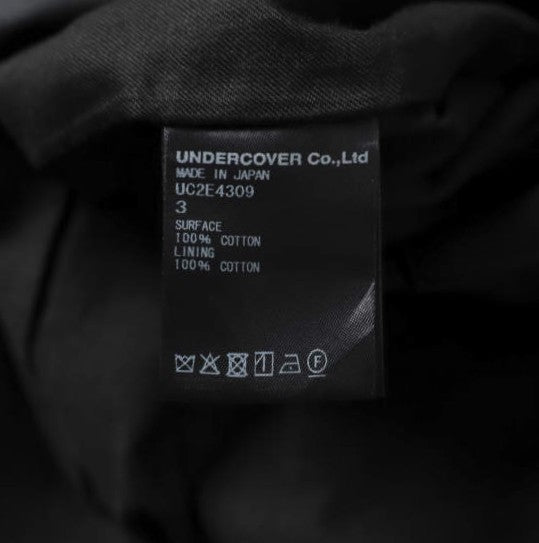 アンダーカバー BUTTERFLY オイルドコットンコート