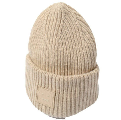 アクネステュディオズ LARGE FACE LOGO BEANIE ウールニット帽