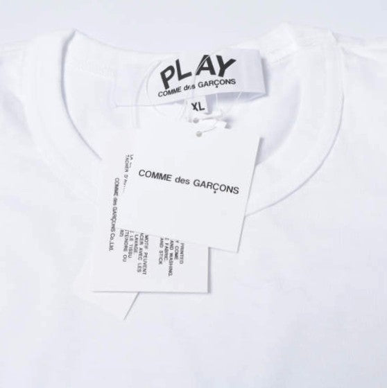 プレイコムデギャルソン ビッグハート コットン長袖Tシャツ