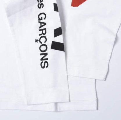 プレイコムデギャルソン ビッグハート コットン長袖Tシャツ