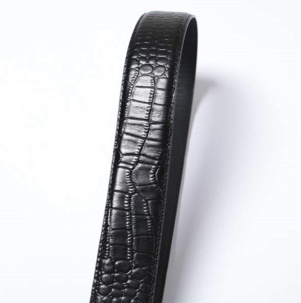 カーペットカンパニー Crocskin 型押しレザーベルト