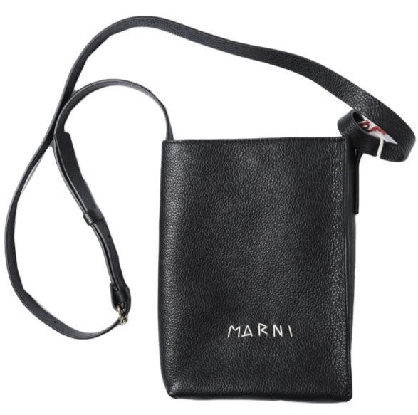マルニ MUSEO MENDING SOFT BAG NANO カーフレザー ショルダーバッグ
