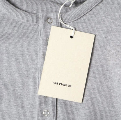 ヴィアピアーヴェトレンタトレ SERAFINO SHIRT コットンニットトップス