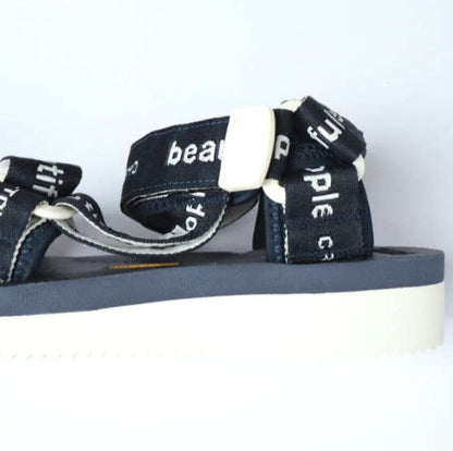 ビューティフルピープル×スイコック logo belt ラバーサンダル