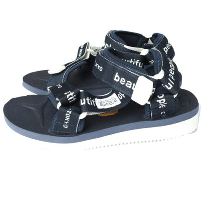 ビューティフルピープル×スイコック logo belt ラバーサンダル
