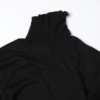プランクプロジェクト Pure Merino Woolタートルトップ