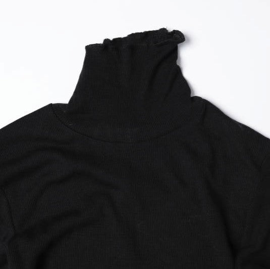 プランクプロジェクト Pure Merino Woolタートルトップ