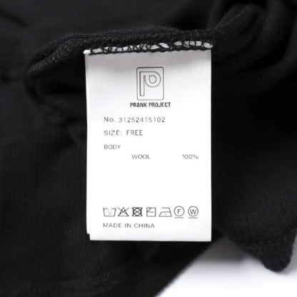 プランクプロジェクト Pure Merino Woolタートルトップ