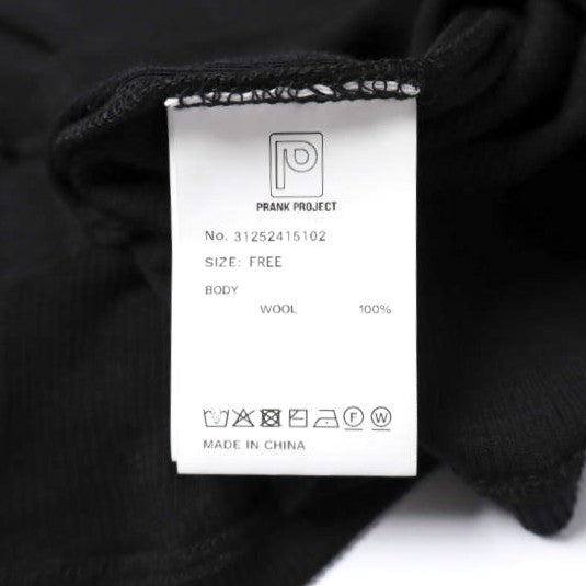 プランクプロジェクト Pure Merino Woolタートルトップ