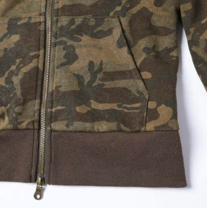 オリエンスジャーナルスタンダード カモフラージュクロップドパーカー