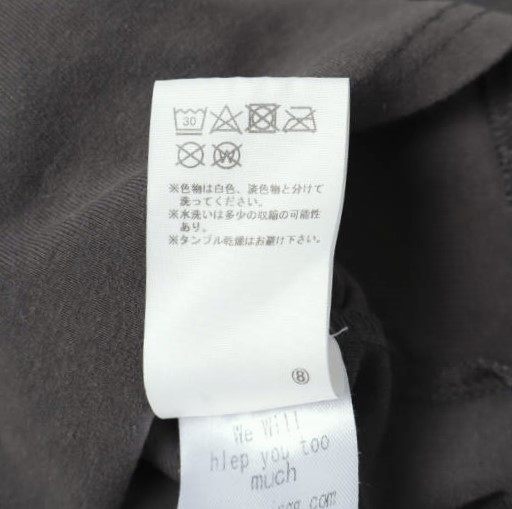 プレイング Not God Top コットン長袖Tシャツ